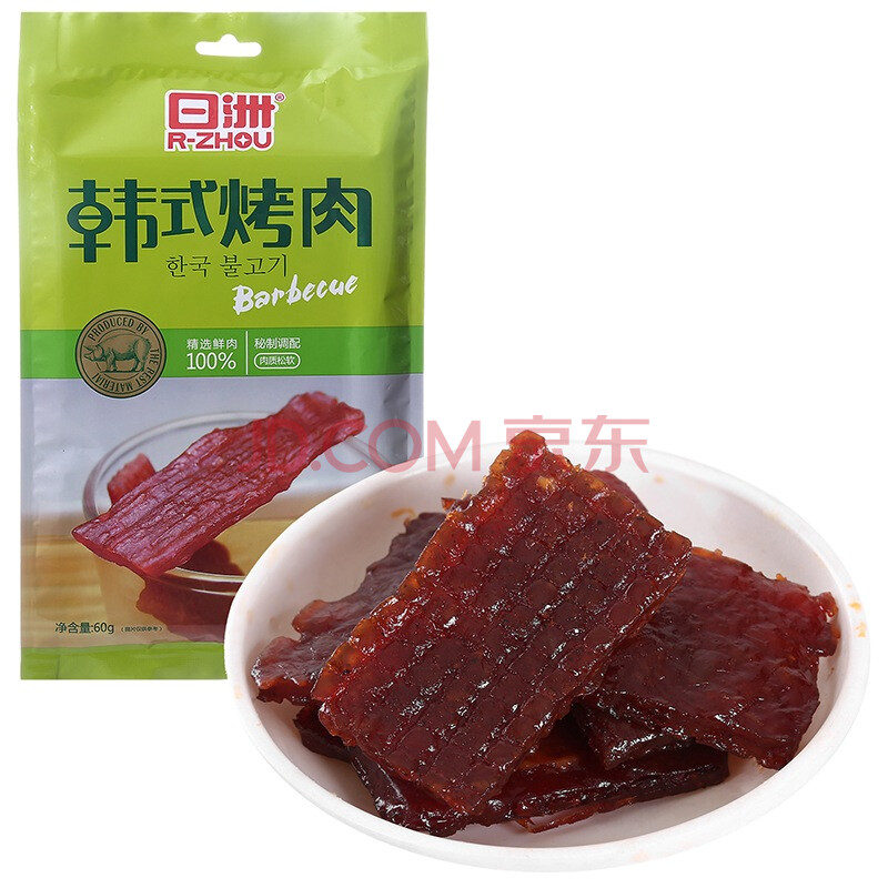 休闲食品 休闲零食 日洲 日洲韩式烤肉原汁味
