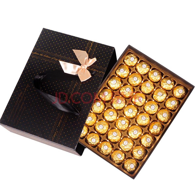 费列罗(ferrero rocher)巧克力礼盒装糖果情人节送女友中秋节国庆节送
