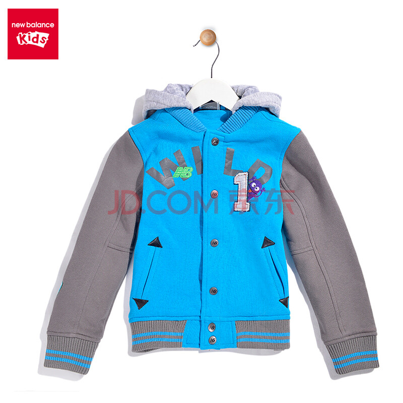 new balance/nb新百伦男童针织外套童装男 2015秋冬新款 蓝色 130