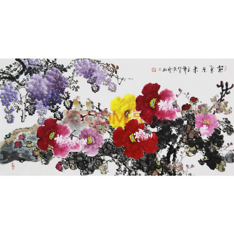 黄艺《紫气东来》