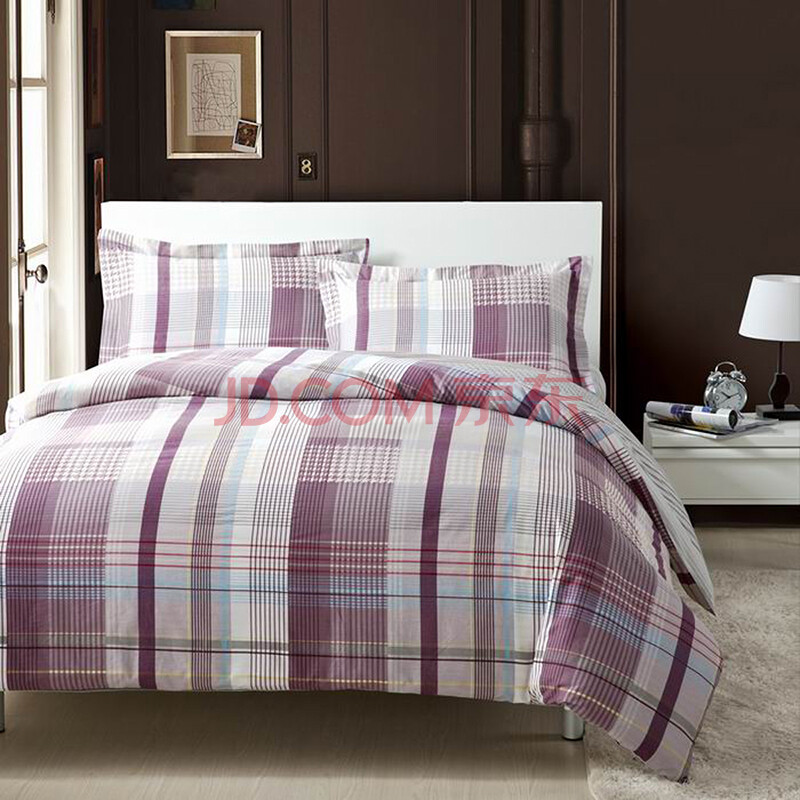 逸轩家纺 纯棉喷气工艺床单式四件套 睿雅