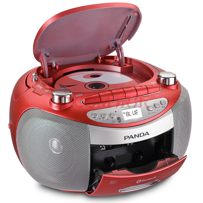 迷你音响 大家电 家用电器 熊猫 panda cd-830便携式无线蓝牙dvd磁带