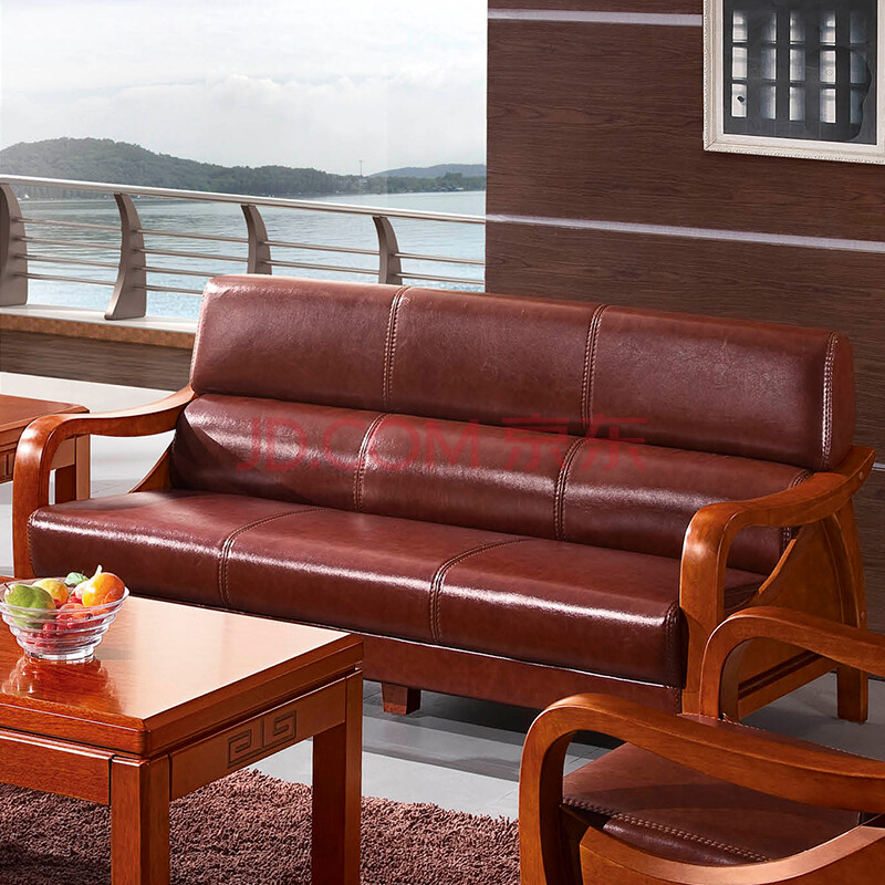 办公沙发 商务沙发 简约现代沙发 1 1 3款db-y148 水洗皮三人位(1750*