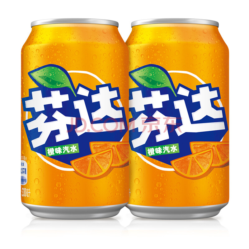 芬達 fanta 橙味 汽水 碳酸飲料 330ml*6罐 六連包 可口可樂公司出品