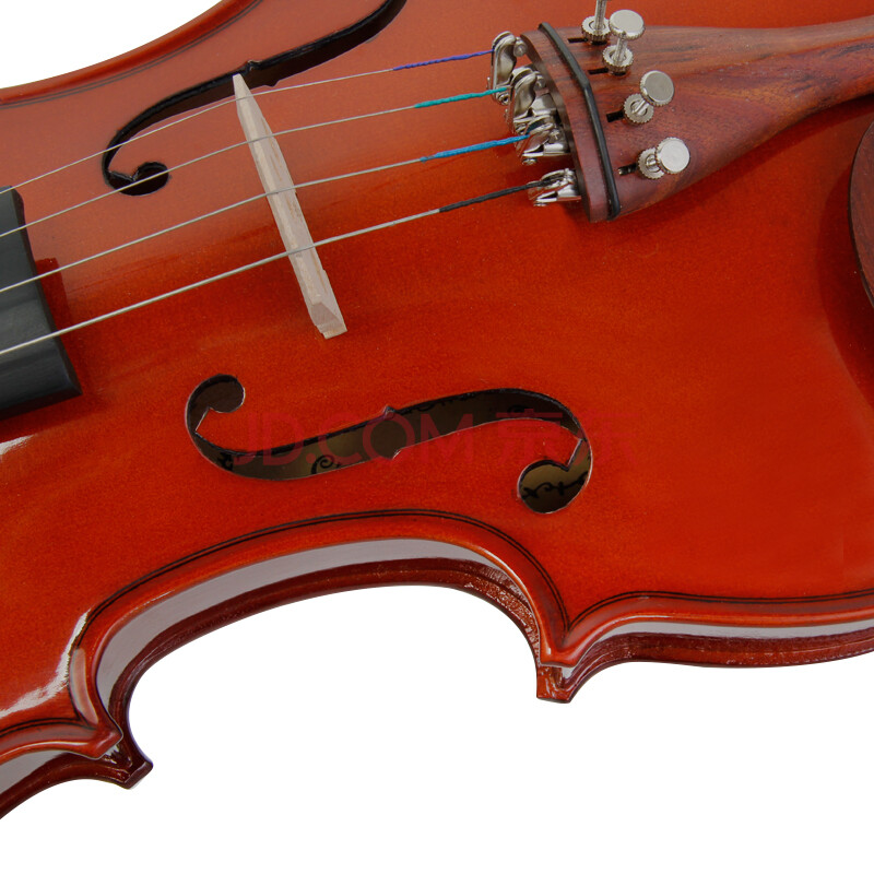 凤灵finelegend 鸡翅木嵌线小提琴flv1115(哑光)3/4练习琴