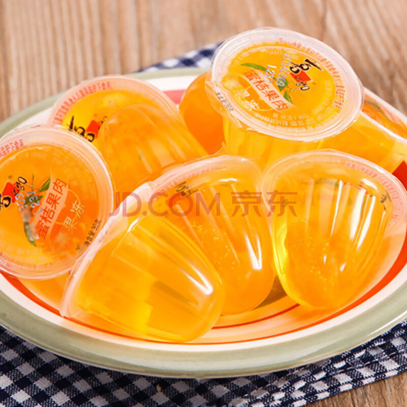 【京东超市】喜之郎蜜桔果肉果冻450g 库币:3kb 1人已兑换 配送至:有