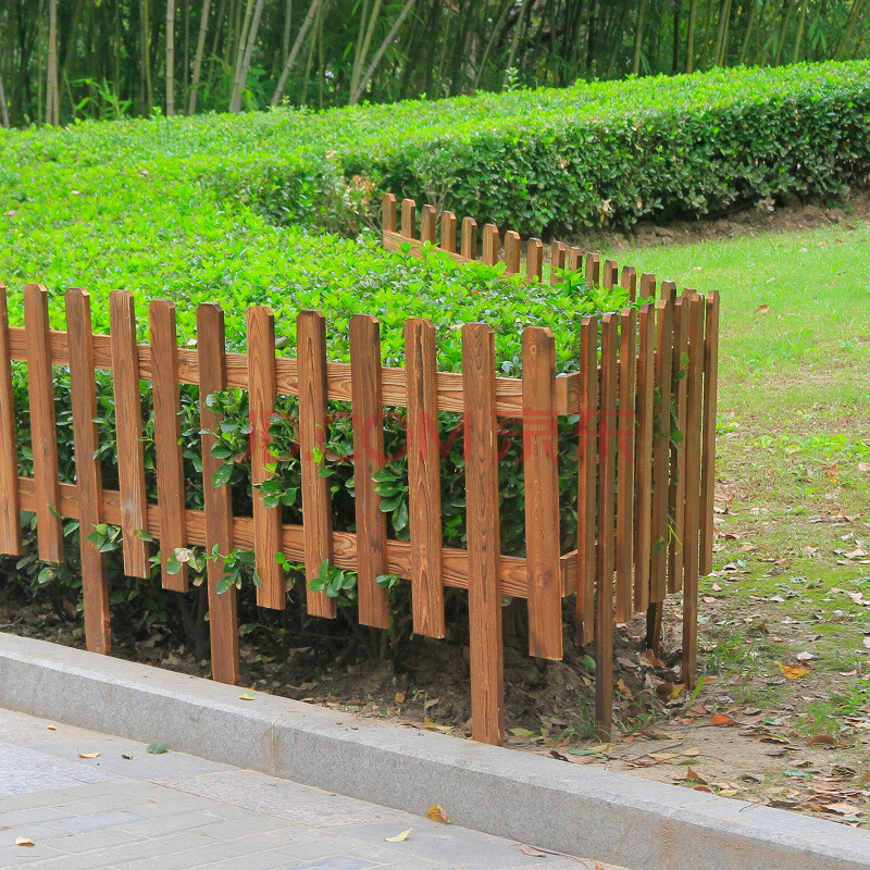 园艺用品 篱笆栅栏 杉艺 杉艺 定制木栅栏实木栅栏碳化木防腐木围栏