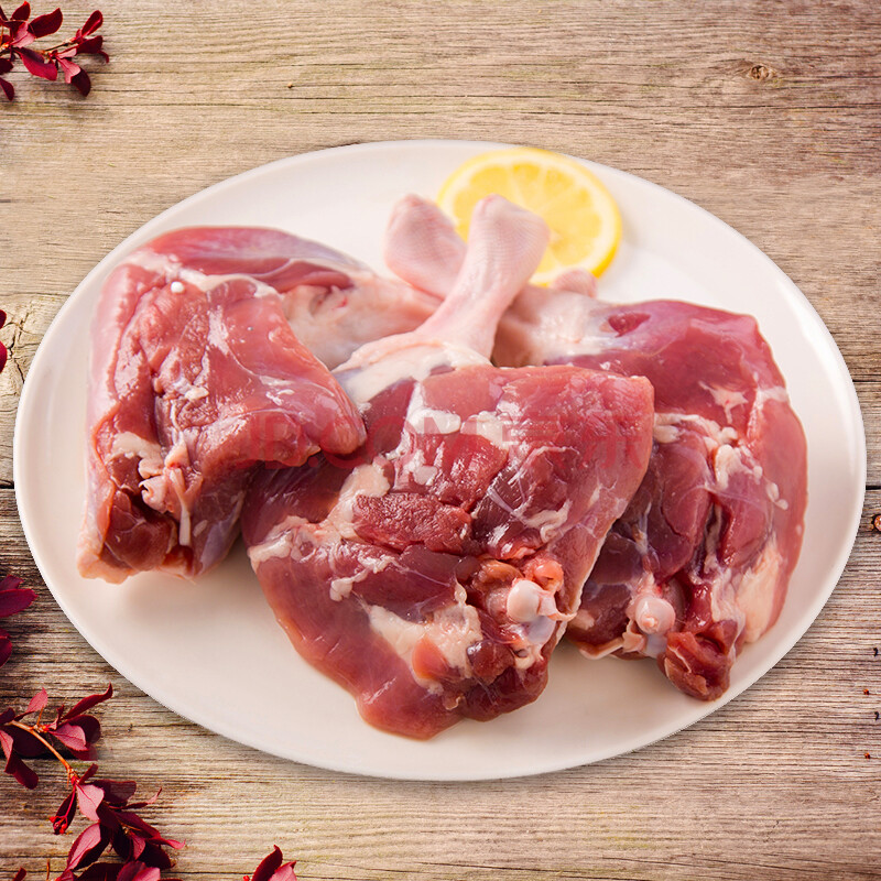 华英 精切鸭腿 鸭全腿 600g/袋 瘦肉型樱桃谷鸭 酱卤鸭腿 烤鸭食材