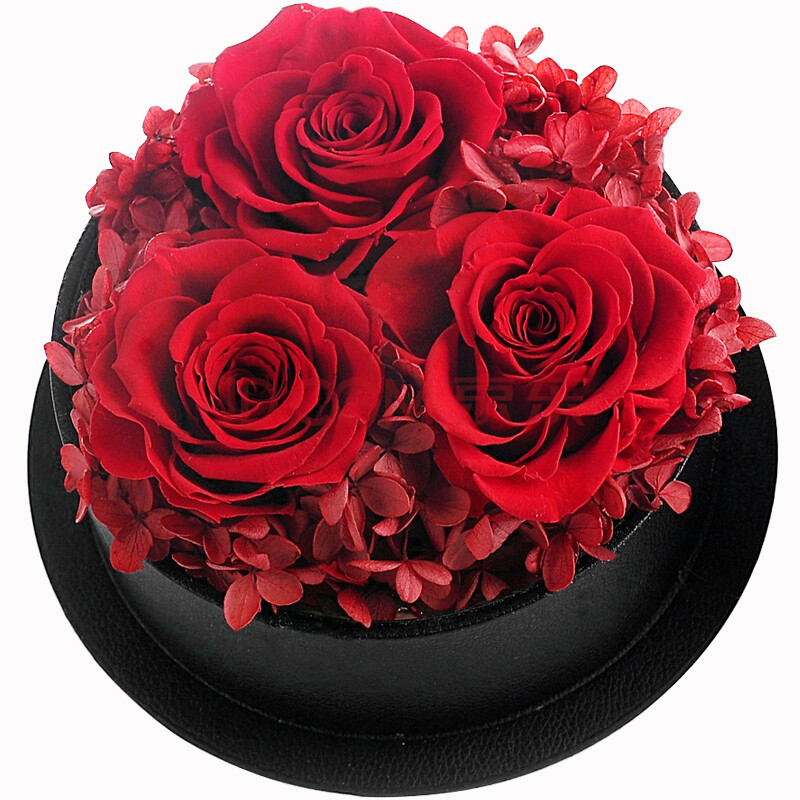 红色玫瑰永生花礼盒520礼物送女友送朋友送女朋友送老婆生日礼物情人