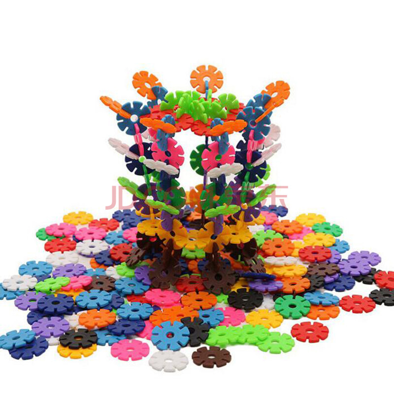 royden 儿童雪花片加厚拼插积木大号益智早教立体拼装玩具 加厚大号4.