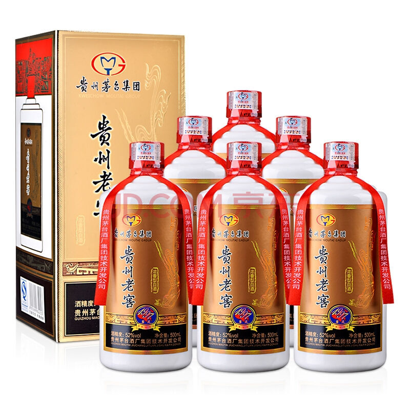 貴州老窖(黃金窖)特價白酒整箱濃香型500ml*6瓶 52度【圖片 價格 品牌