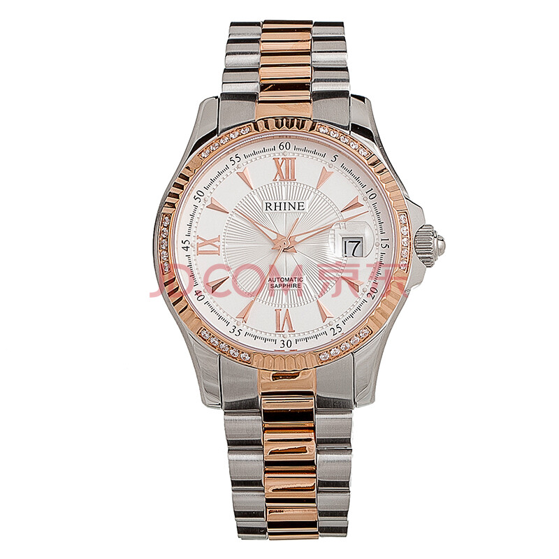 莱茵(rhine) 手表珍爱永恒系列精钢机械情侣男表89205m-74a