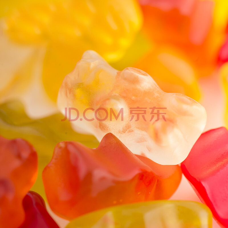 德国进口哈瑞宝 Haribo 金熊橡皮糖网红小熊儿童水果糖果汁软糖混合水果味100g 爱稳赢商城