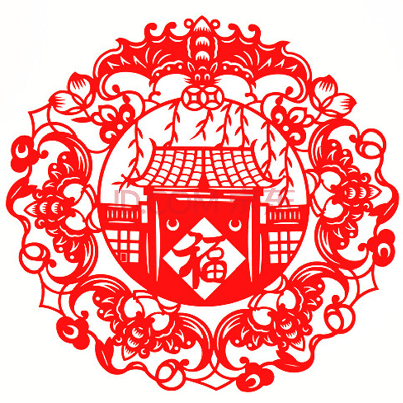 2022新年虎年手工剪纸窗花蔚县剪纸传统工艺品送老外礼物年货老虎年画