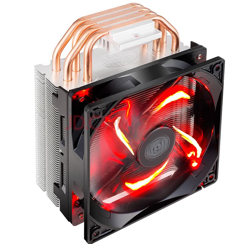 酷冷至尊(cooler master) 暴雪t400i 风冷散热器(i9 2066平台/4热管