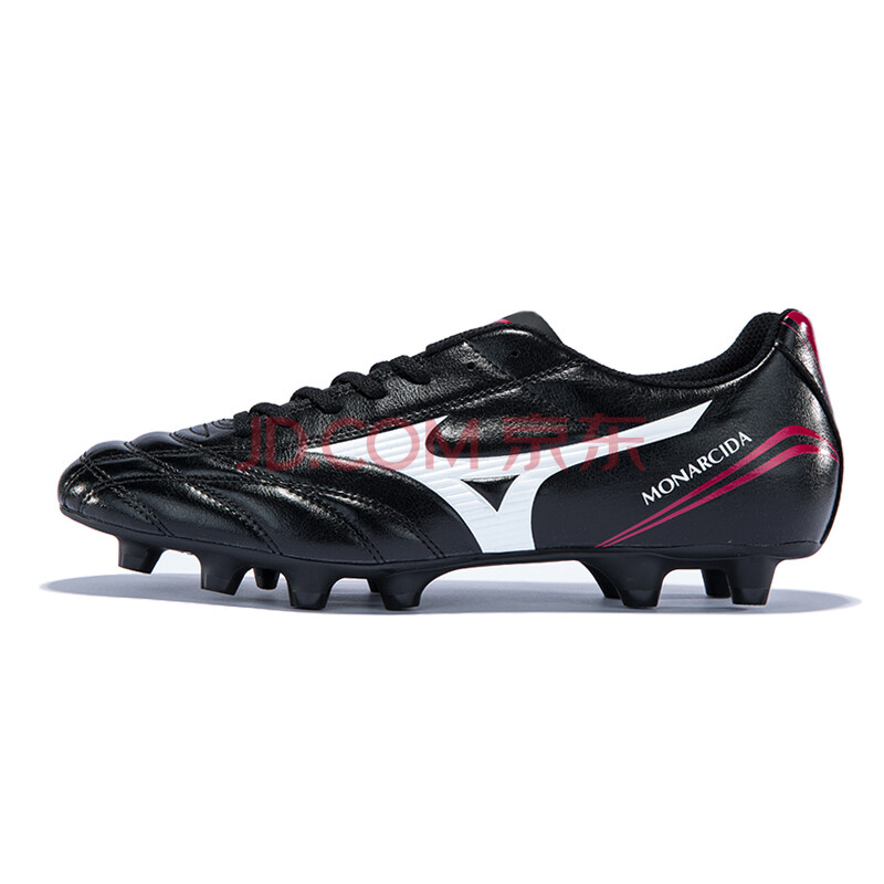 mizuno美津浓 宽楦 男足球鞋 monarcida fs md p1ga152301 黑/白/红