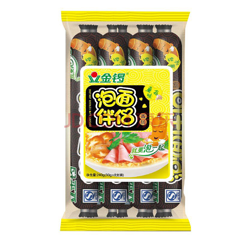 商品相册:金锣 火腿肠 泡面伴侣蘑菇风味 30g*8支第1张/共3张