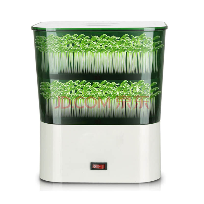 自动家用双层小型豆芽机恒温智能芽菜机植物催芽机 多功能小型豆芽机