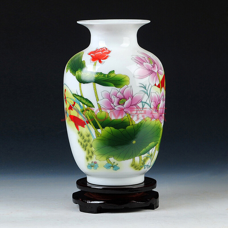 泥之恋 景德镇陶瓷器花瓶现代时尚简约客厅家居装饰工艺品摆设摆件