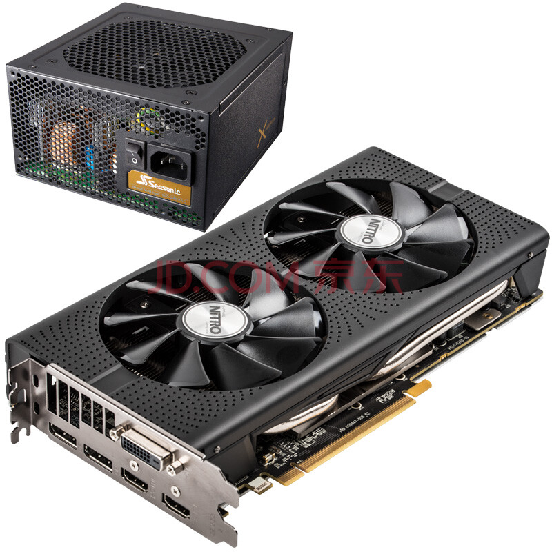 sapphire 蓝宝石 rx480 4g 超白金 oc 显卡  seasonic 海韵 x-650