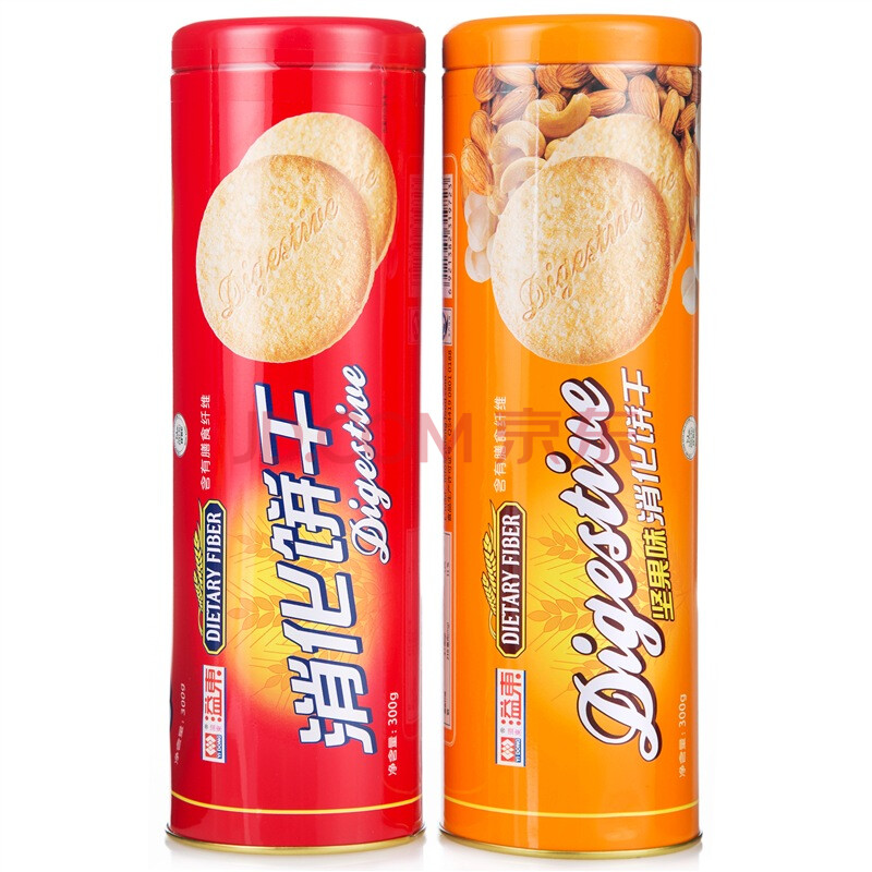 溢东消化饼干原味 坚果(特惠装)600g