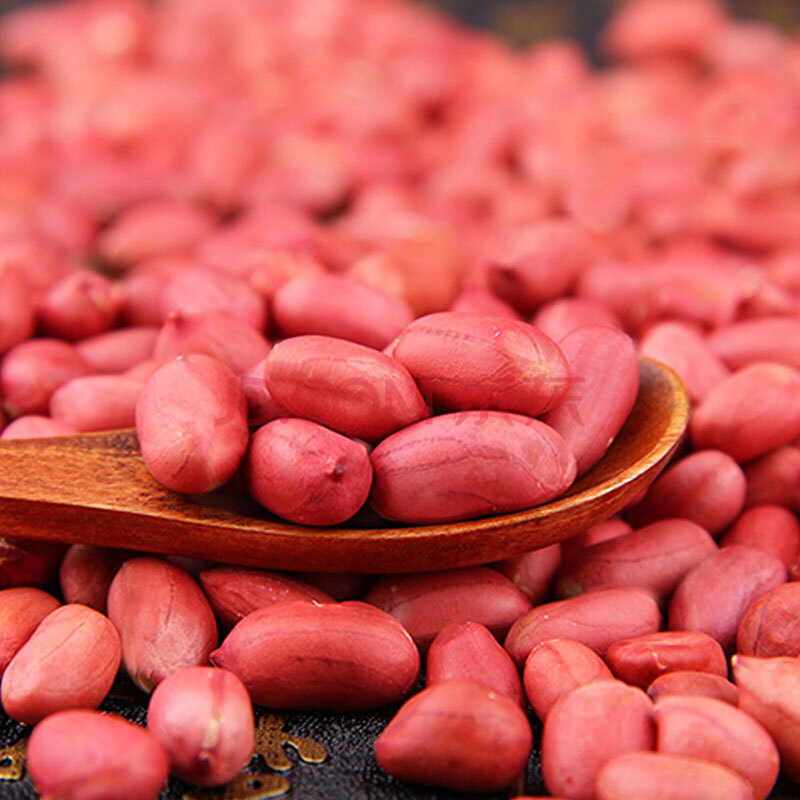 富昌 花生 红皮花生米 花生粒 凉拌菜杂粮粥料伴侣500g