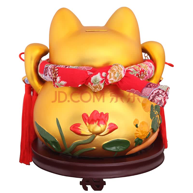 送客户 金色四季发财(木座)