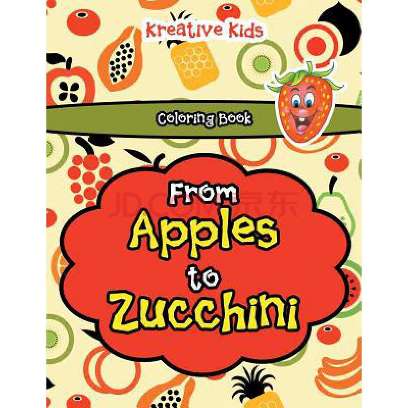 预订from apples to zucchini coloring book