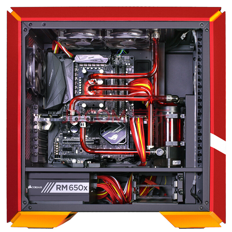 seele 合金水冷 二号机 amd ryzen 1700x/华硕c6h/华硕gtx1080ti