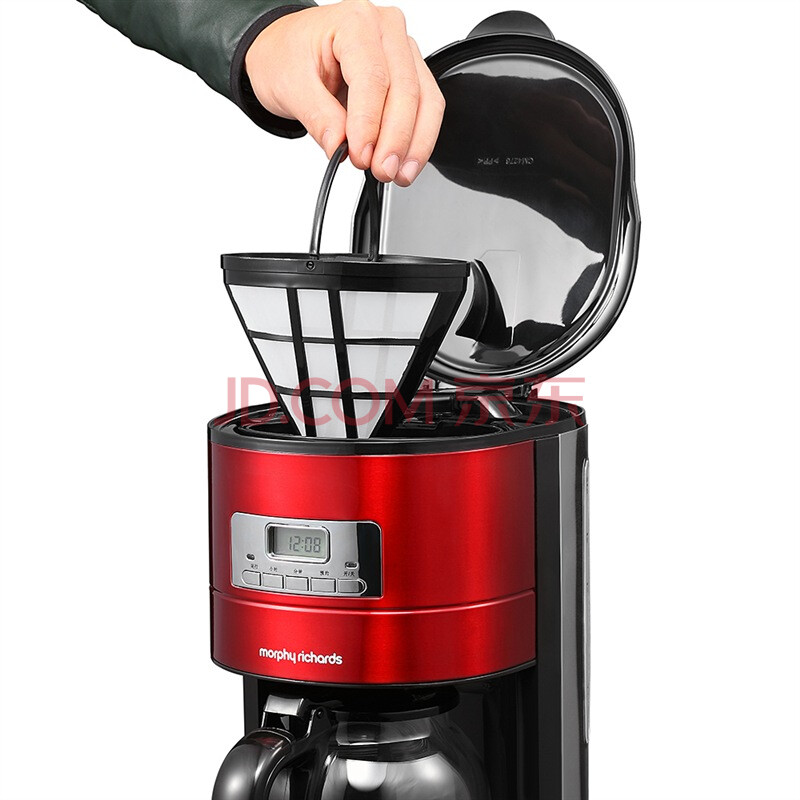 (第1期)摩飞(morphyrichards) mr4276 滴漏式咖啡壶 咖啡机 红【春天