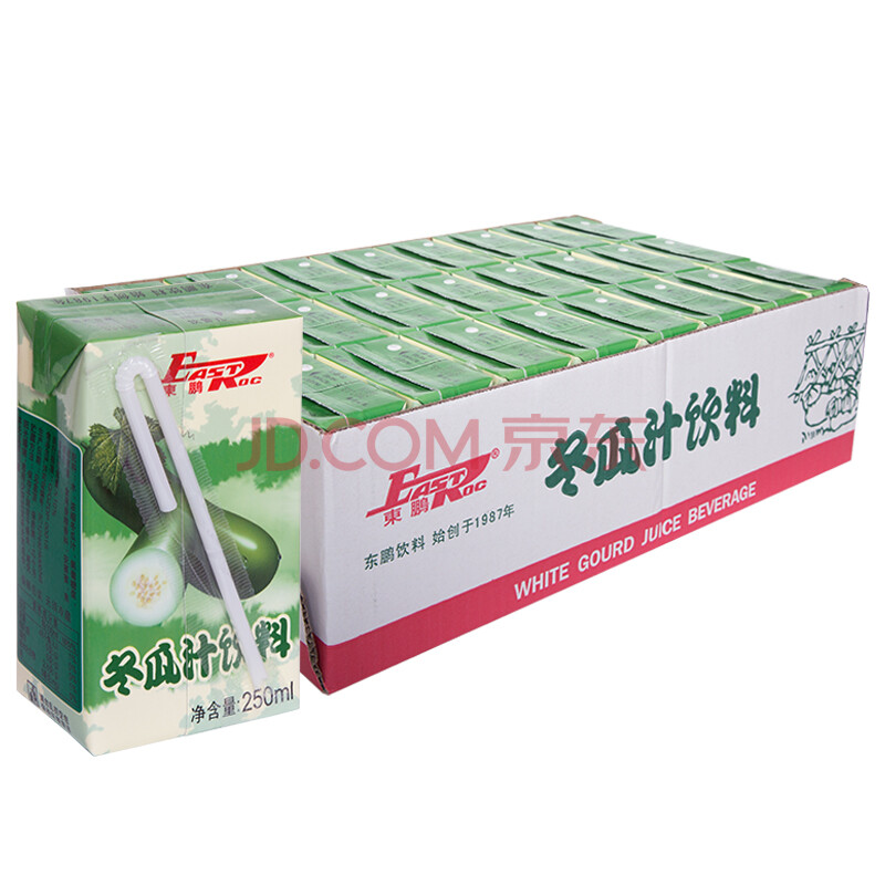 东鹏(eastroc)冬瓜汁植物饮料 冬瓜茶饮料 250ml*24盒/箱 特色茶饮料
