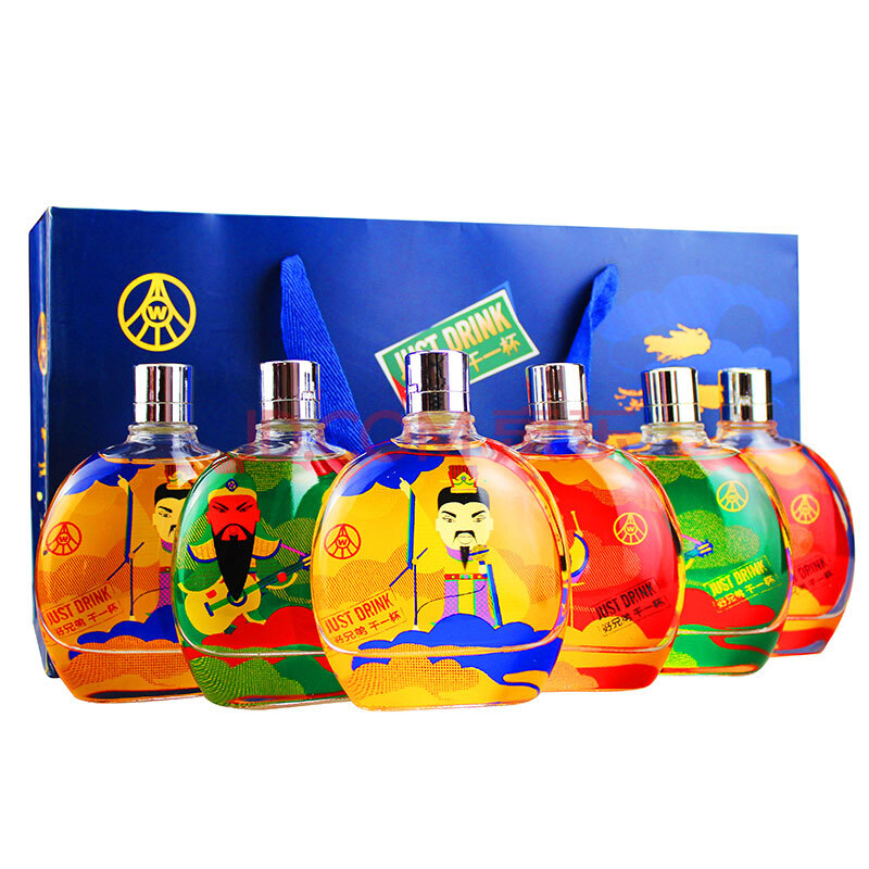 宜宾五粮液股份 52度白酒 好兄弟干一杯 礼品酒 118ml*6瓶 小酒版礼盒