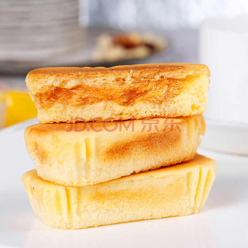 华美 休闲零食饼干蛋糕 糕点小吃 早餐饼 茶点 肉松蛋糕 1000g