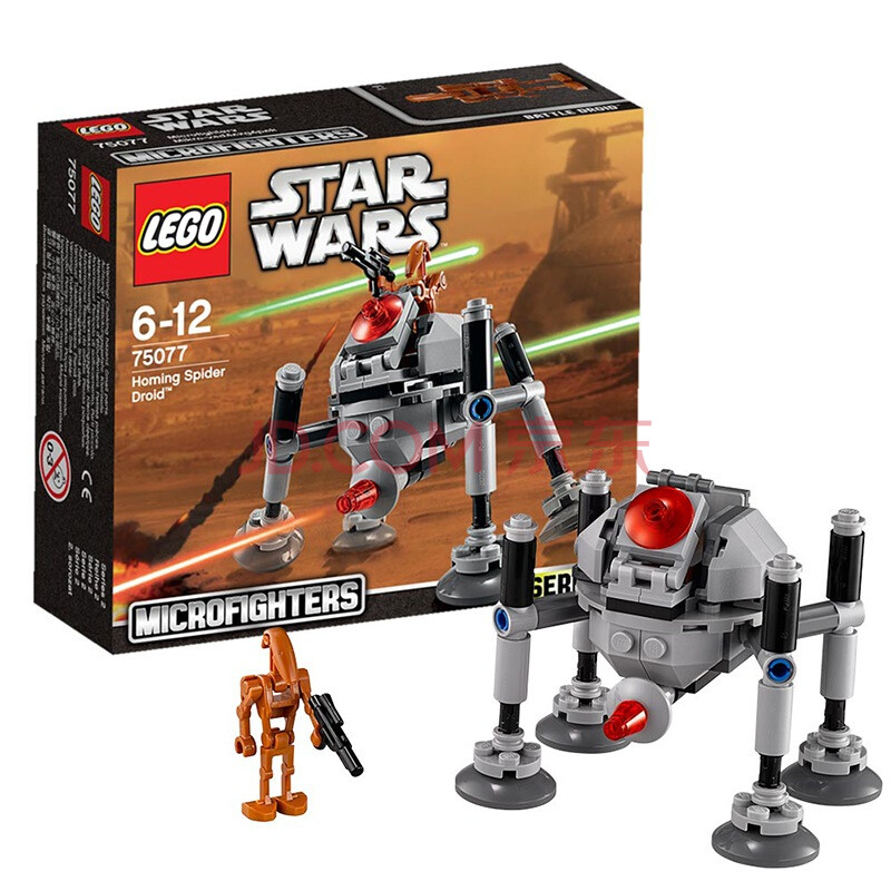 【乐高75077】lego 乐高 star wars 星球大战系列 星战 跟踪制导蜘蛛