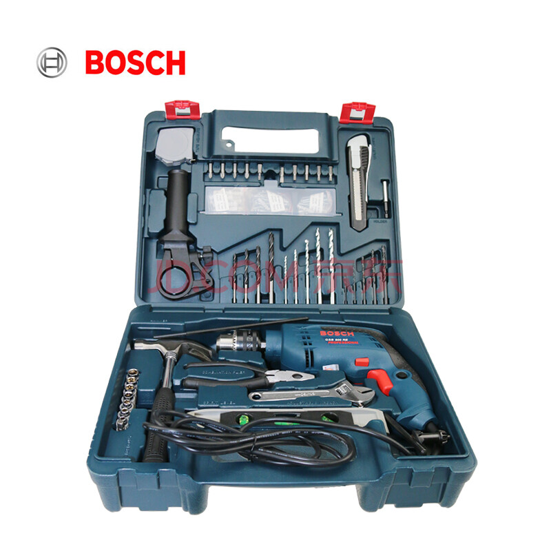 博世bosch衝擊鑽gsb600re手電鑽家用套裝組盒工具箱電轉電動工具gsb