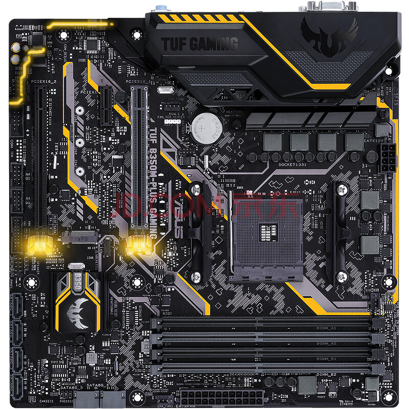 華碩(asus)tuf b350m-plus gaming 主板(amd b350/socket am4)