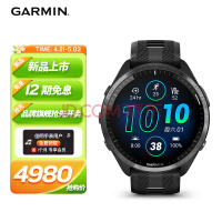 佳明（GARMIN）Forerunner965黑色多功能心率跑步HRV血氧铁三训练户外运动手表
