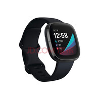 Fitbit Sense ŮGPSֱ ˶ֱܲ ʼ Ƥ¶ 2020¿ ɫ