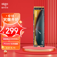 爱国者 (aigo) 1TB SSD固态硬盘 M.2接口(NVMe1.4) PCIe4*4 P5000Z 读速高达5000MB/s 长江存储晶圆