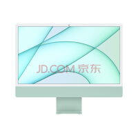 Apple iMac 24英寸 绿色 4.5K屏 八核M1芯片(7核图形处理器) 8G 256G SSD 一体式电脑主机 MJV83CH/A