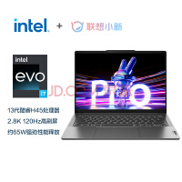  Lenovo Laptop Small New Pro14 Thin and Light Intel Core i7 14 inch Ultrabook (13th generation standard pressure i7-13700H 16G 1T 2.8K high screen) Grey Office Game