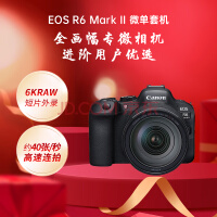 佳能（Canon）EOS R6 Mark II R6二代 新标准全画幅微单相机R62 L级24-105标准镜头套装