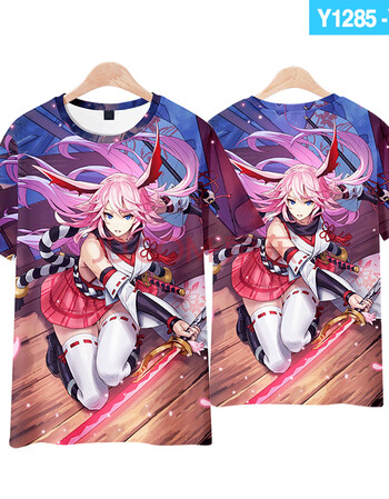 崩坏3动漫二次元游戏周边t恤八重樱 琪亚娜短袖男女cos衣服2019 9