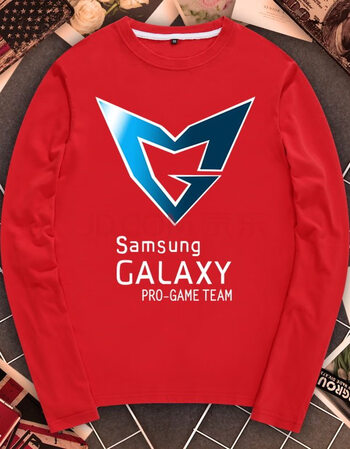 促销)ssg三星战队lol游戏周边s9战队服青年韩版宽松长袖t恤三星队服