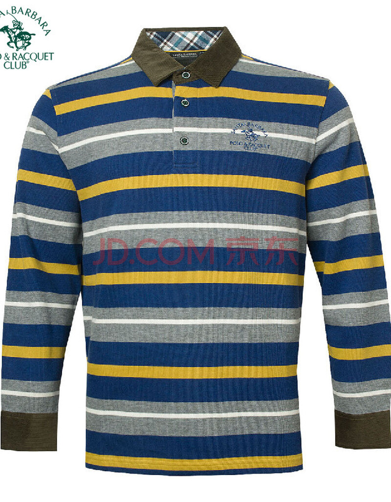 圣大保罗santa barbara polo& racquet club 秋冬休polo衫 海蓝色 52