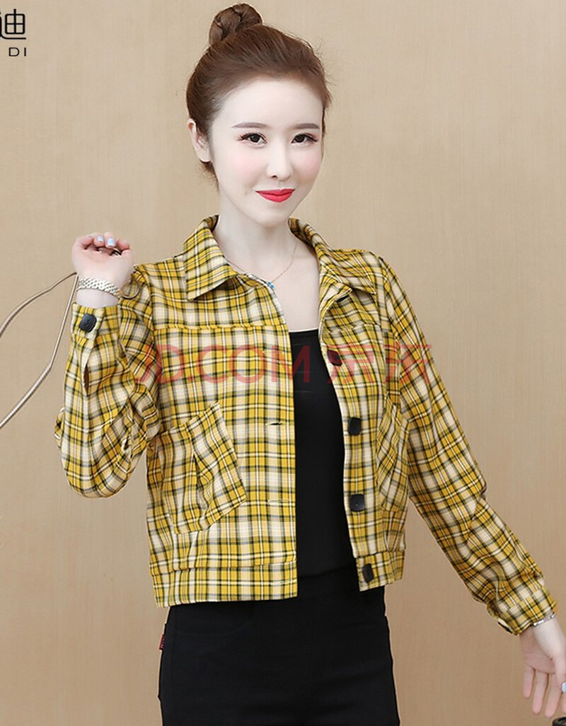 法萝迪 外套女春秋2021春季女装新款小香风女士外套短款上衣宽松休闲