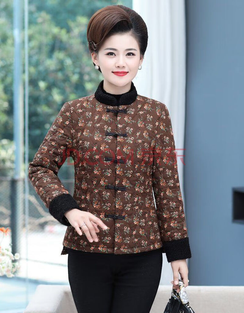 女装 棉服 水延颜 袄子女冬 韩版短款棉服女短款冬季棉袄韩版宽松民族