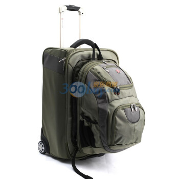 重新补货：正品Wenger威戈SwissGear绿色S906107056(22寸拉杆箱+电脑背包+小挎包）旅行三件套，499元包邮