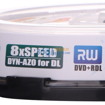 啄木鸟 DVD+R DL 8速 8.5G  单面双层 10片桶装 刻录盘