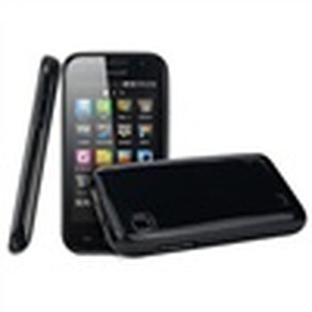 imak 闪粉果冻套 适用于三星i909 钢琴黑